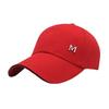 Baseball Cap M Letter Embroidery Pure Color Sun Hat Unisex Gorras Hop Hat Cap Hats Trucker Hip K6R3