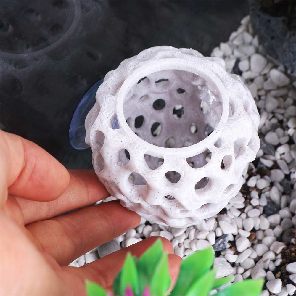 Plastic Water Grass Cultivation Dish 3D Print Simulation Porous Coral Stone For Fish Tank