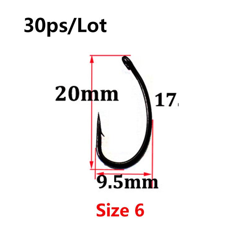 100 шт., крючки для ловли карпа с изогнутым хвостовиком, колючие, химически заточенные, крючки для ловли карпа, матовый черный, 100 шт.