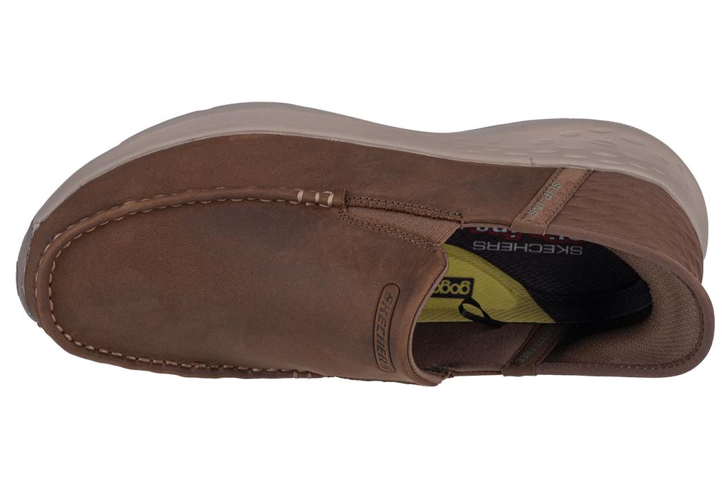 Skechers Slip-Ins Parson - Oswin, мужские коричневые полуботинки