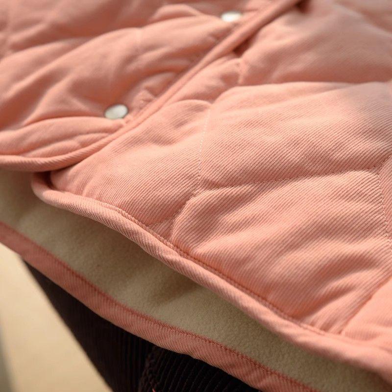 Vest for Women Cotton Autumn Winter Sleeveless Tops Padded Vest Oversize Thickened Down Casual V-neck Vest