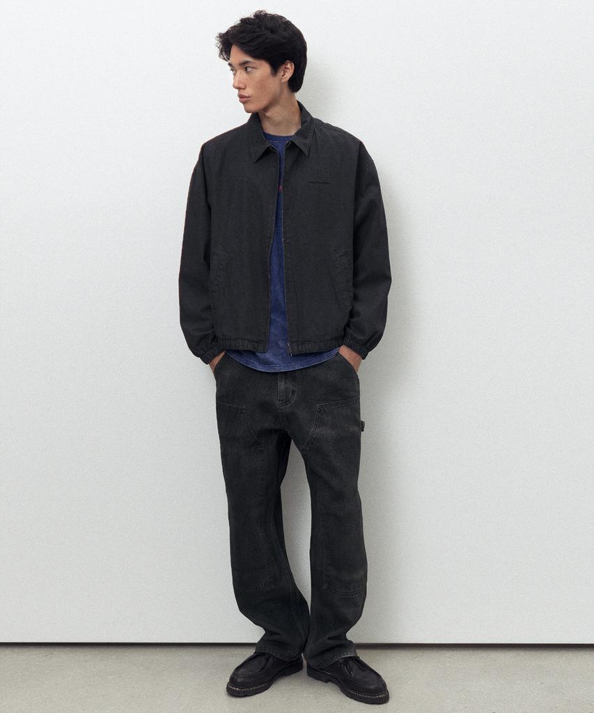 THISISNEVERTHAT Denim Blouson Jacket Navy