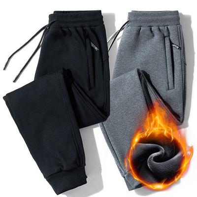 1 шт. толстые флисовые брюки, спортивные штаны с эластичной резинкой на талии, спортивная одежда, брюки для бега, зимние