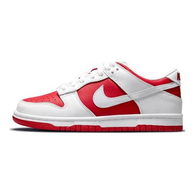 Детские кроссовки Dunk Low GS Championship Red University-Red White Total-Orange CW1590-600