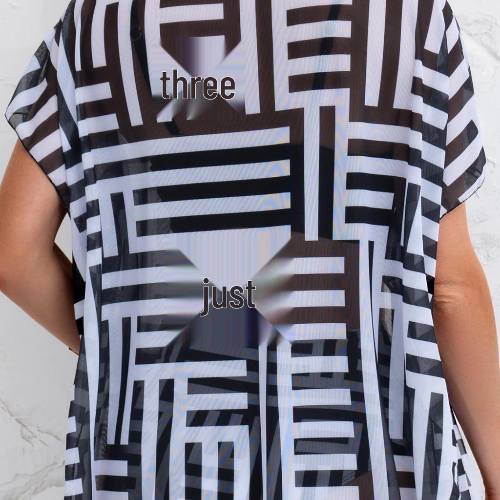 Шикарное европейское и американское сетчатое бикини-парео из трех частей