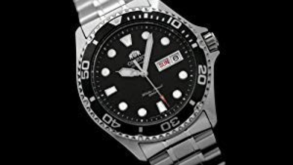 Orient Автоматические дайверские часы Ray Raven II FAA02004B9 Мужские Серебристая нержавеющая сталь 43 мм 200 м