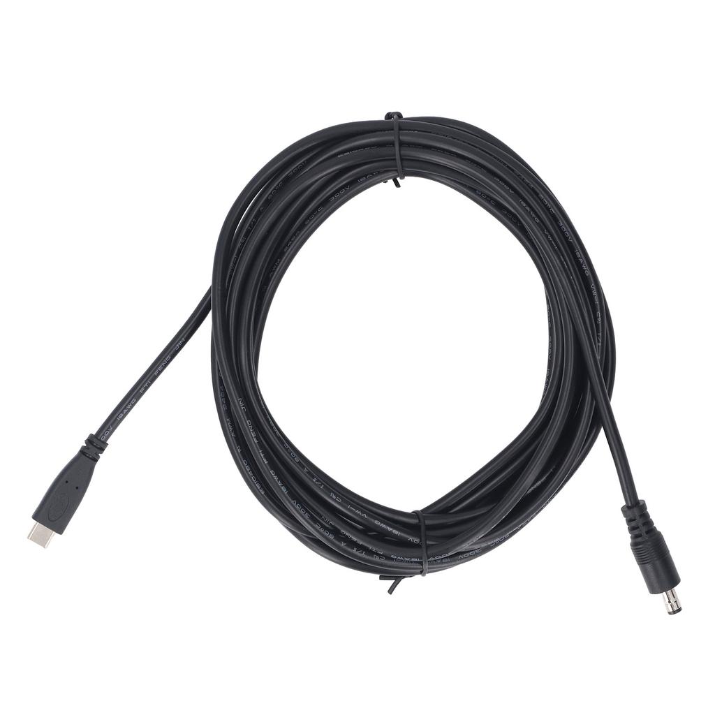 Type C To DC Satellite Power Cable PVC Water Resistant Satellite Antenna Cable Extension for