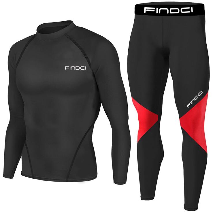 Мужской компрессионный спортивный костюм