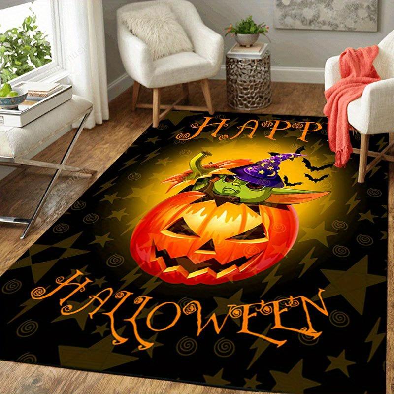 1 шт. Коврик с рисунком Йоды из Звездных Войн, Ковер для зоны, Нескользящий ковер, Ручная стирка, Напольный коврик, Подходит для гостиной, спальни, домашнего декора, Декор комнаты