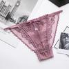 Sexy Lace Transparent Thong Panties with Low Waist Seductive Women's Panties