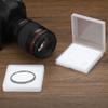 PATIKIL 58mm Lens Filter Case Set of 3 Camera Filter Case Portable Lens Filter Box Waterproof Dustproof Plastic Photo Filter Storage
