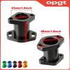 OPGT Интерфейс карбюратора мотоцикла для Mikuni VM22 PZ19 PZ26 Аксессуары для карбюратора Адаптер впускного коллектора CNC для питбайка