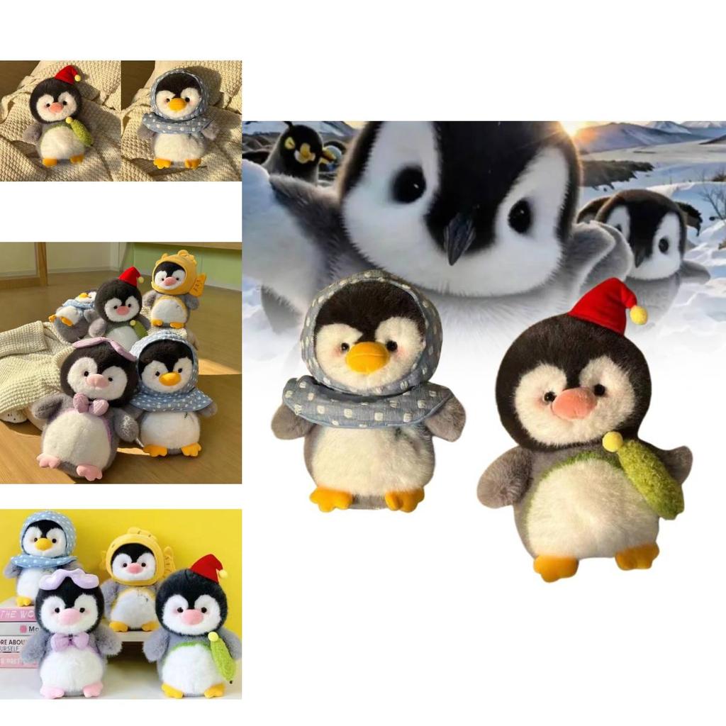 Очаровательная мягкая игрушка-кукла «Счастливый дом пингвина», идеально подходящая для праздничных подарков и призов