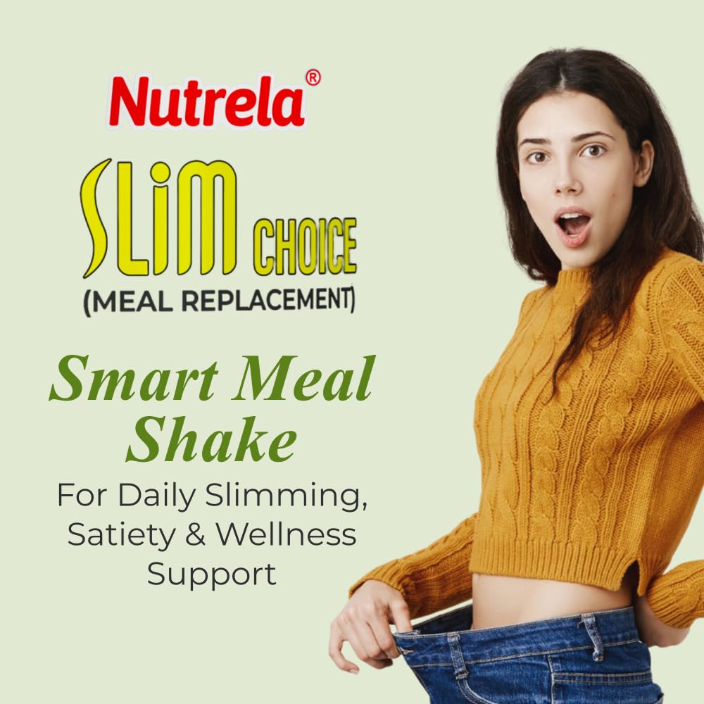 Nutrela Slim Choice Протеиновый коктейль для замены приема пищи 500 г Ваниль Упаковка 2 шт. Для контроля веса