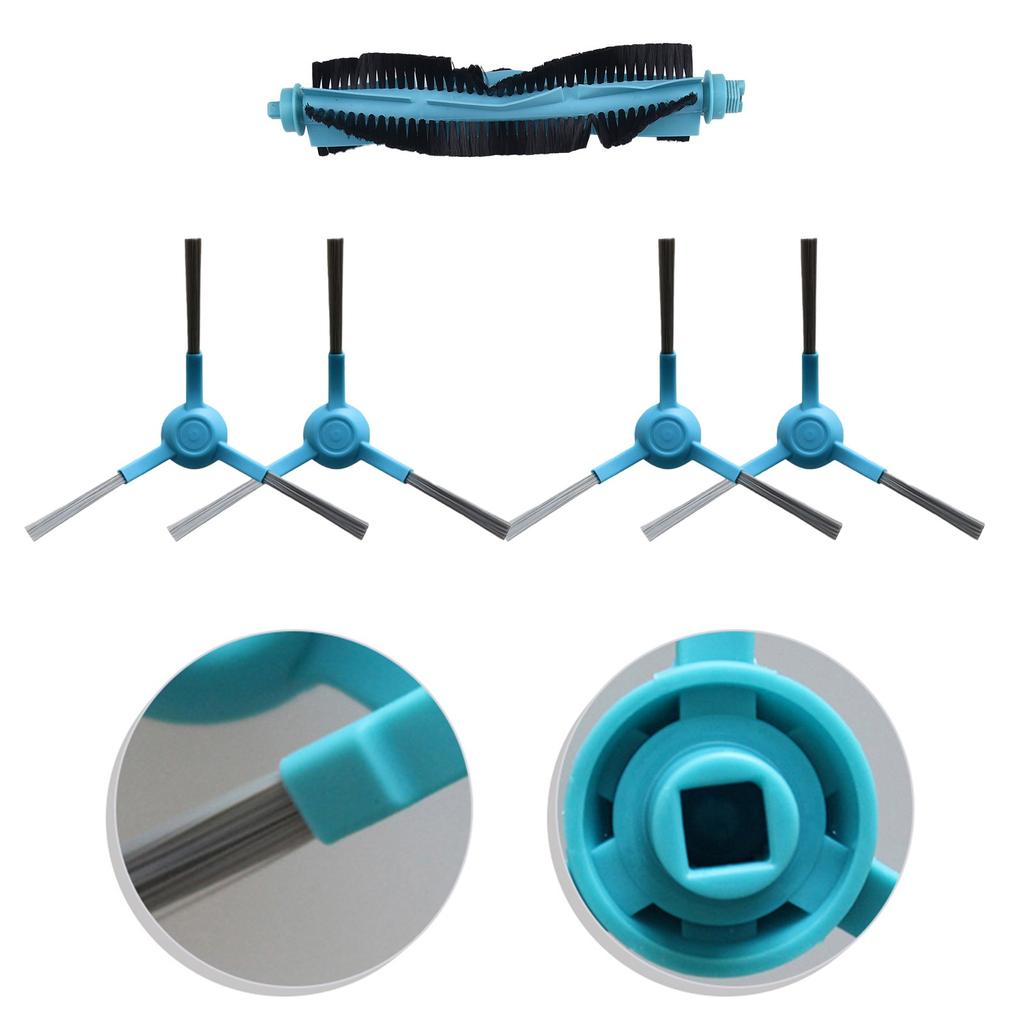 Center and Side Brush Replacement Kit for Conga Robot Vacuum Cleaner