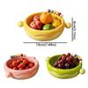 Plastic Fruit Serving Plate Large Capacity Snack Storage Tray  Home Living Room