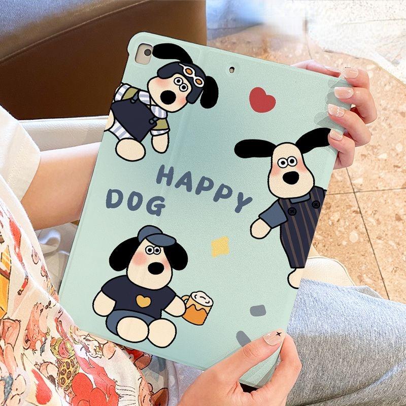 Защитный чехол из ТПУ с милым мультяшным рисунком Happy Puppy для Redmi Pad 2022 10,6 дюймов SE 11 дюймов, совместимый с Xiaomi 6/6pro 5/5pro, с держателем для ручек