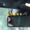 5PCS Car Mini Cute Screen Center Console Decoration Small Yellow Duck Rear Camera Car Decoration Accessories Interior Decoration