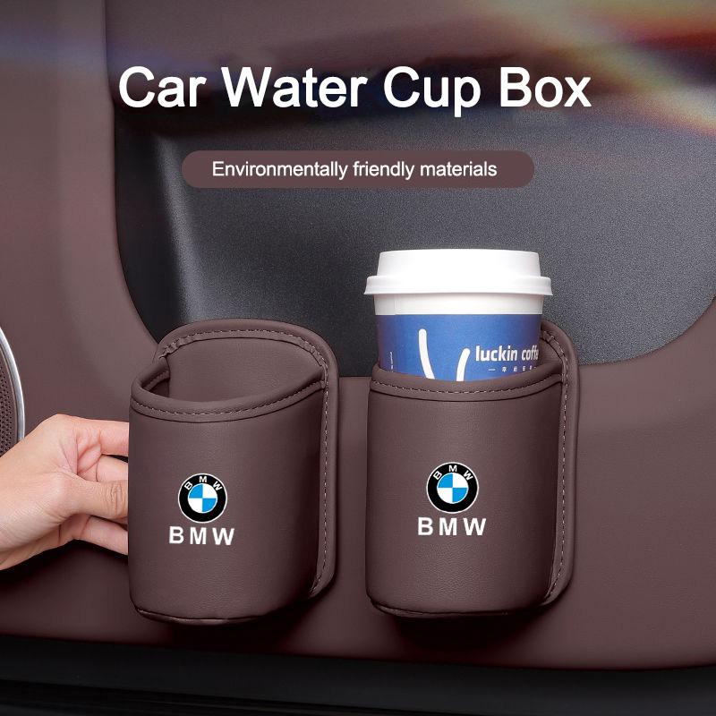 Car Door Cup Holder Drink Rack Storage Bin Auto Back Seat Cup Holder For BMW Performance F30 F20 F10 F40 E92 E91 G20 G30 G05 G06