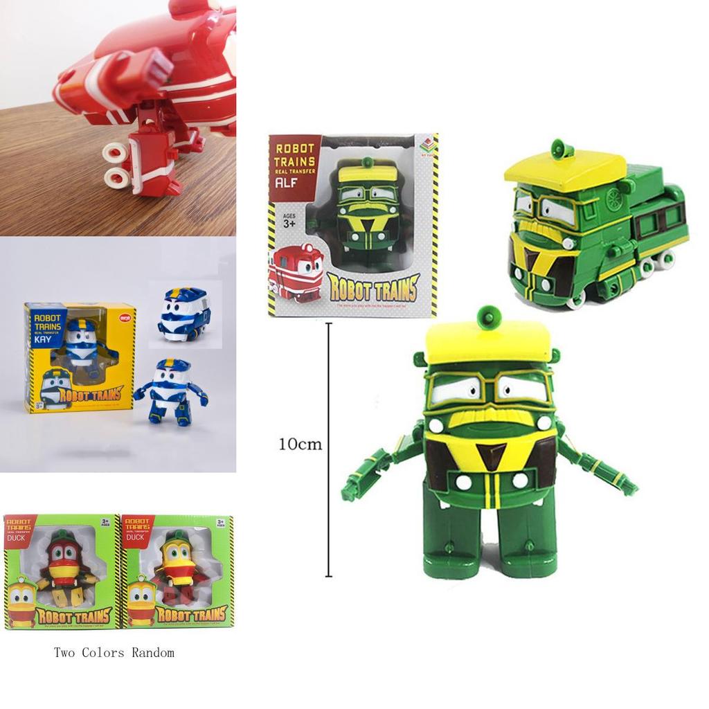 Игрушка-трансформер Поезд Робот Rt, фигурка поезда-трансформера, корейский анимационный игрушечный поезд для детей