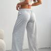 Women Sweatpants High Waisted Wide Leg Sport Pants Elastic Waistband Drawstring Stretchy Soft Breathable Workout Jogging Casual Pants Activewear