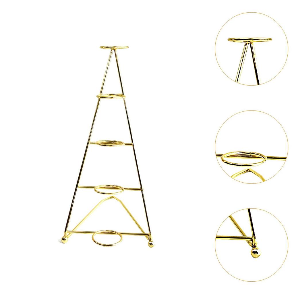 Crystal Ball Display Stand Photo Props Birthday Gifts Spheres Metal Holder for