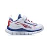 Li Ning Kids Aurora Skywalker Non-Slip Shock Absorbing Wear-Resistant Breathable Sports Casual Shoes Kids Shoes Cyclone-Blue YKNR104-61