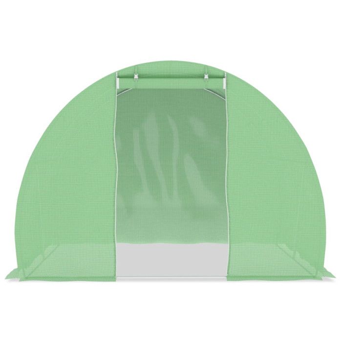 VidaXL Greenhouse Plant Shelter Flower Greenhouse Plant Greenhouse Vegetables Garden Resistant Durable Outdoor 6 M² Green 3x2x2 M 48158