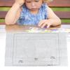 Jigsaw Puzzles Mat Playmat Roll Jigsaw Storage Felt Mat Puzzles BlanketGray