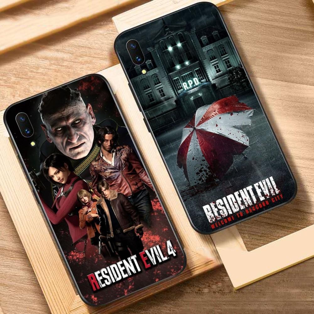 R-resident Game E-evil Phone Case For Huawei Y9 6 7 5 Prime Enjoy 7s 7 8 Plus 7a 9e 9plus 8E Lite Psmart Shell
