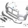 Сборка переднего бампера BMW X3 G08 - 51117497406