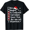 Nice Naughty Multi Checklist Funny Christmas List Family T-Shirt