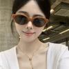 Material Ladies Sunglasses Cat Eye Shape Anti-Glare Outdoor Sun Glasses Bicycling Hiking Travelling Female Sunglass