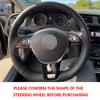 Автомобильные аксессуары, накладка на руль из перфорированной микрофибры для VW Golf 7 MK7 Jetta Passat B8 New Polo Tiguan