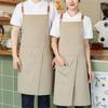 Водонепроницаемый фартук из грязевого полотенца, венок, кухонный фартук, подвесной шейный фартук