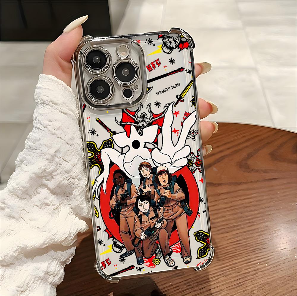 Роскошный Чехол Для Телефона С Покрытием В Стиле S-Stranger Things Для Samsung A37 A57 A07 A36 A16 A06 A35 A55 A15 A54 A34 A24 A14 A05 A04 4G 5G