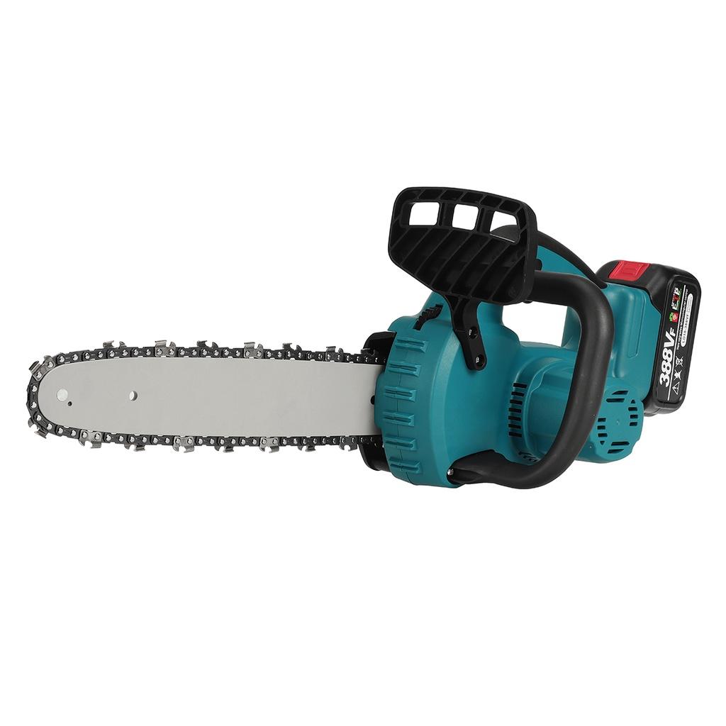 1000W 12 Inch Cordless Electric Chain Saw Garden Woodworking Power Tool Brushless Motor Wood Cutter For Makita 18V Battery