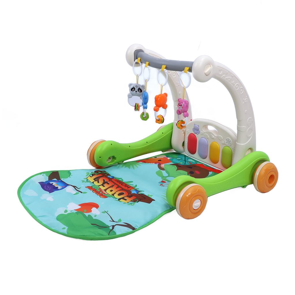 Детский игровой коврик Walker Funny Kick Piano Gym Mat 2 в 1 Детский спортивный коврик с ходунками для малыша