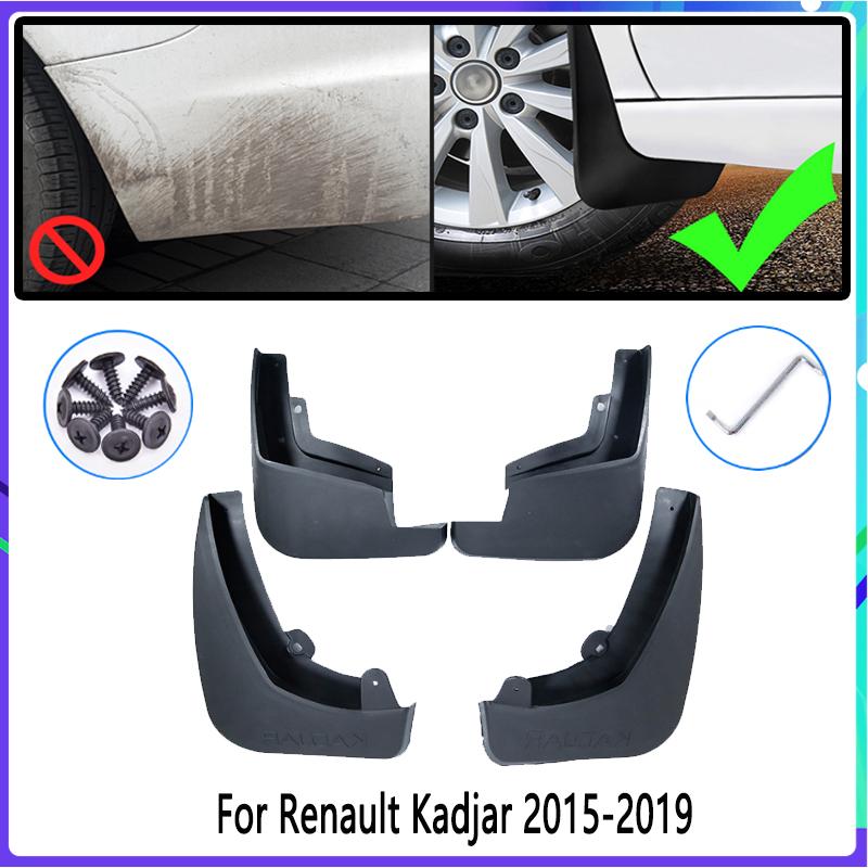 4 PCS Car Mud Flaps for Renault Kadjar 2015 2016 2017 2018 Mudguard Splash Guards Fender Mudflaps Auto