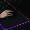 Коврик для игровой мыши с большим RGB цветным светодиодным освещением 800 * 300 мм для портативных ПК