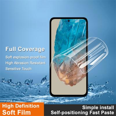 IMAK Гидрогелевая пленка 4-го поколения для Samsung Galaxy M35 5G Защита экрана на весь экран Сверхпрозрачная Мягкая ТПУ пленка