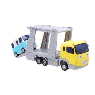 Происхождение Корейская модель - Tayo Bus Trailer Bus Coche Set 2pcs (Bong Bong & Carry) Pull Back модель
