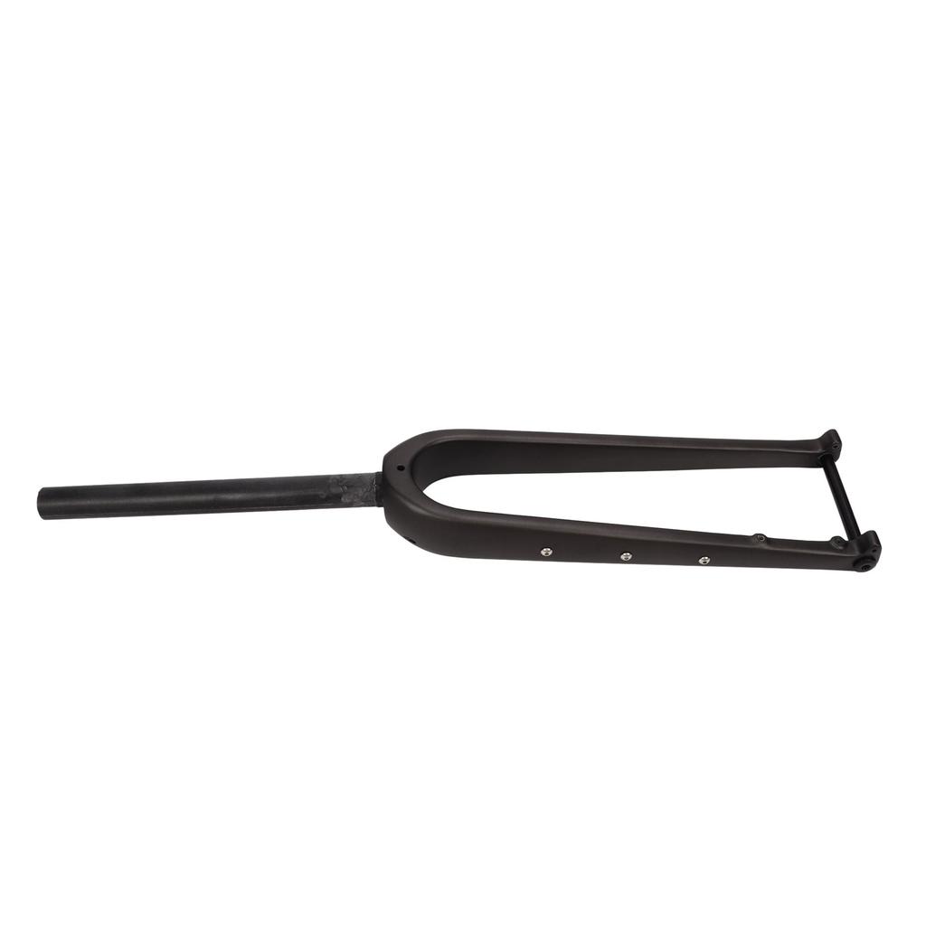 Передняя вилка для велосипеда из углеродного волокна 100 мм, матовая прямая труба, передняя амортизационная вилка для велосипеда