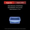 rectangular 400ml (13.5x8.5x5.5cm) microwave safe