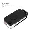 Flip 1 Button Remote Key Fob Case Shell Cover Fit For Mercedes Benz Class 1984 2004