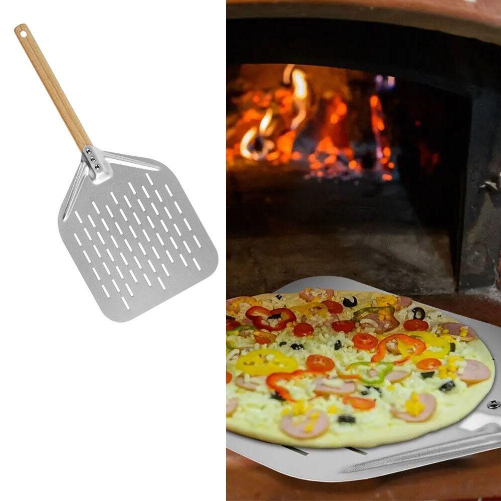 Professional Pizza Paddle Hollowing Out Pizza Peel Lightweight Pizza Shovel Baking Tools