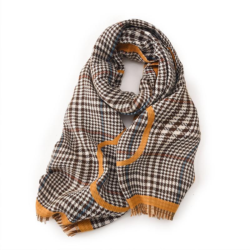 20252025 Scarf Winter Explosion Shawl Scarf Long College Style Autumn and Winter with Thickened Blanket