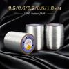 0.5/0.6/0.7/0.8/1.0MM Premium Crystal Elastic Beading Cord, 1000M/Roll Transparent TPU Stretch String for DIY Jewelry