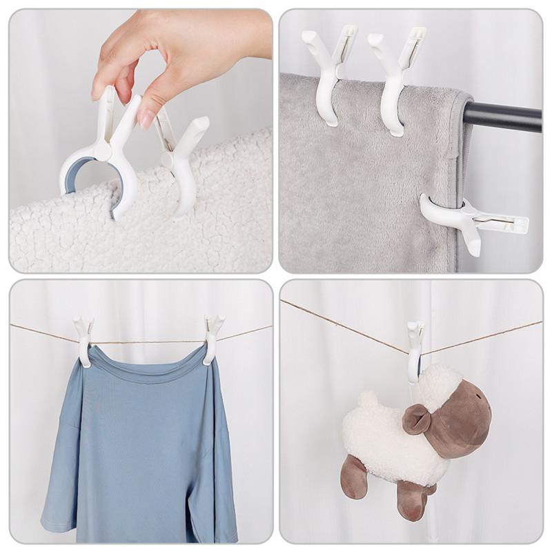 Набор из 5 нескользящих пластиковых зажимов для полотенец на шезлонгах и пляжных полотенцах