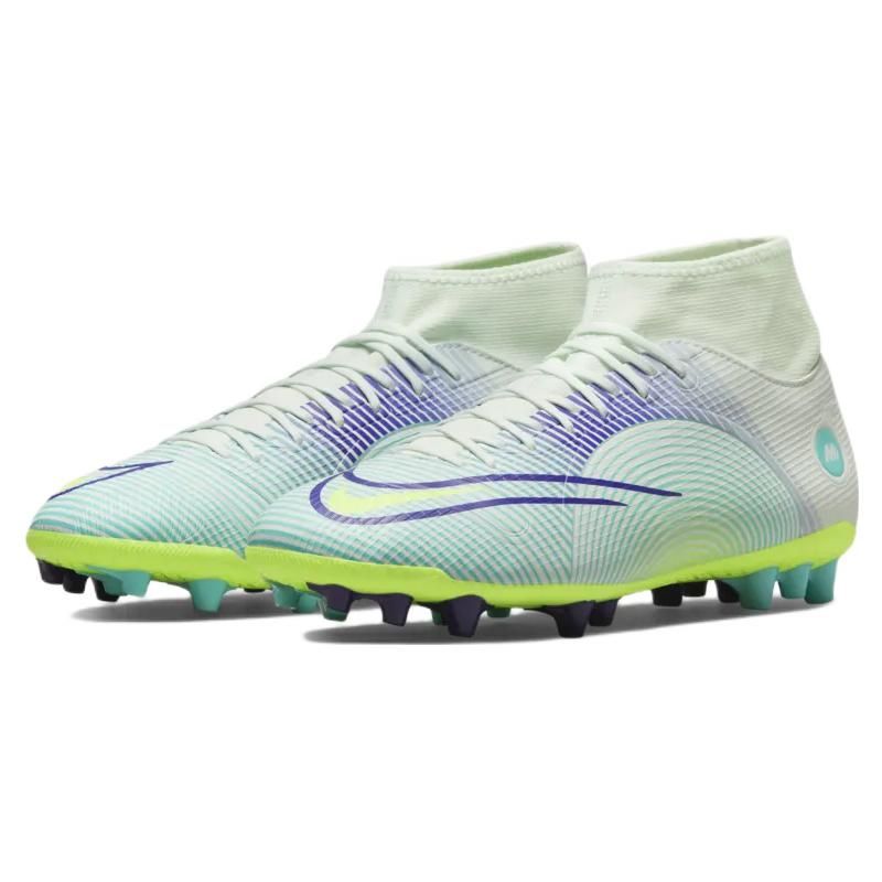 Nike Футбольные бутсы Mercurial Superfly 8 Academy MDS AG Мужские футбольные бутсы Желтый Фиолетовый Зеленый DN3780-375
